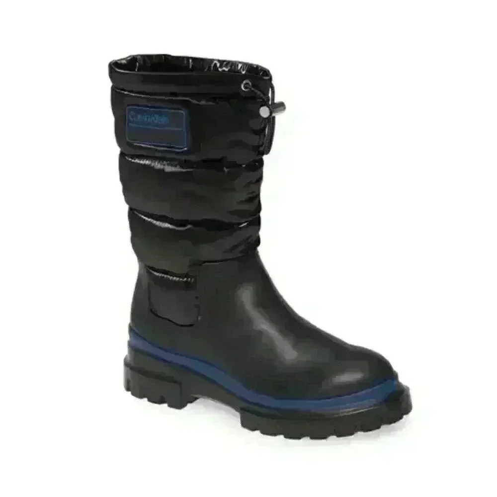 Calvin Klein Black and Blue Winter Boots